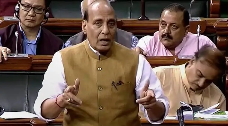 Defence Minister Rajnath Singh statement on China in Parliament on Tuesday 13 December 2022